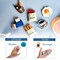 6pcs Cute 3D Resin Fridge Magnets - Creative Natural Food Shaped Magnets for Home Decor, Refrigerator, Magnetic Whiteboard or Blackboard